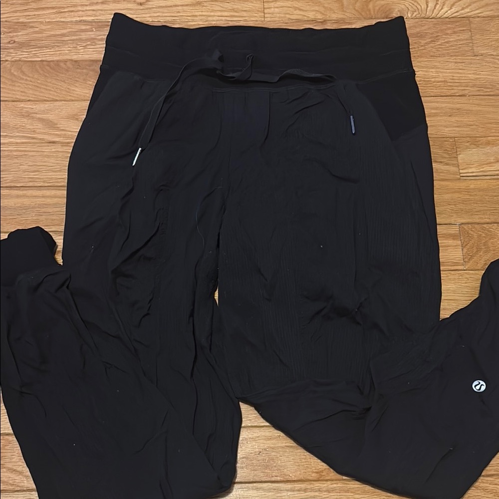 lululemon black studio dance joggers